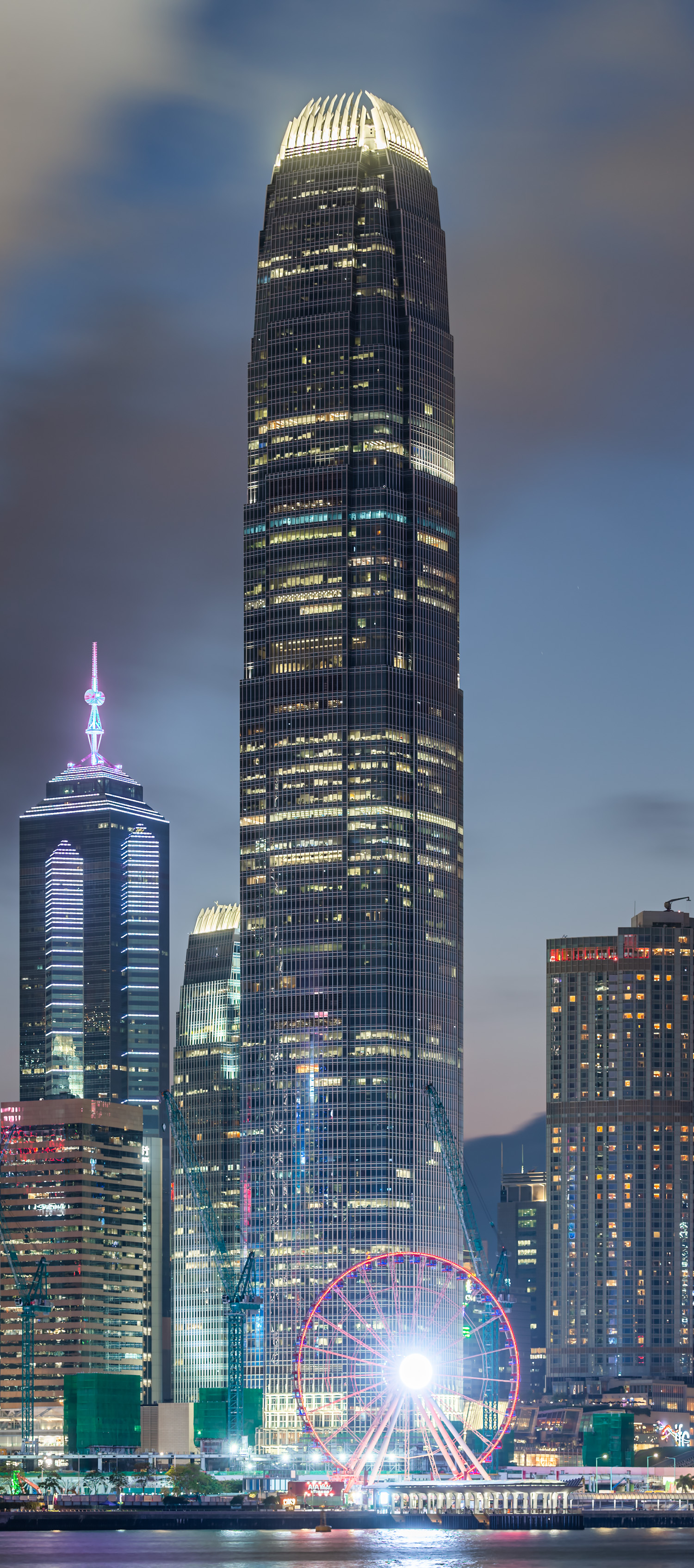 Two International Finance Centre, Hong Kong - View from the east. © Mathias Beinling